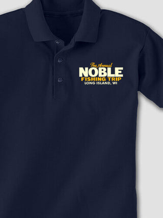 Fishing Trip : Embroidered Polo Shirts