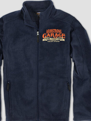 Fixing Everything Garage : Embroidered Fleece Jackets