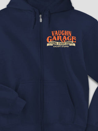 Fixing Everything Garage : Embroidered Zip Hoodies