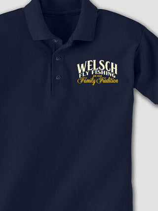 Fly Fishing Family Tradition : Embroidered Polo Shirts