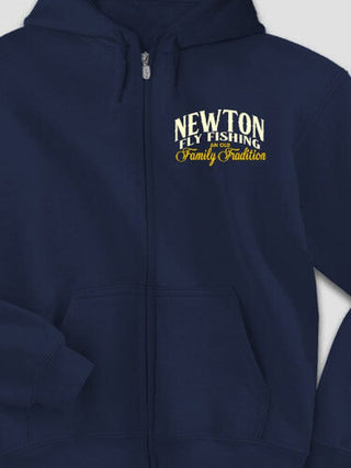Fly Fishing Family Tradition : Embroidered Zip Hoodies