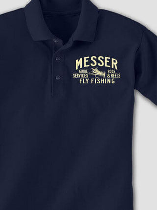 Fly Fishing Guide : Embroidered Polo Shirts