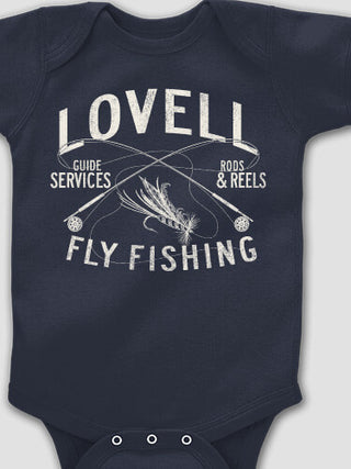 Fly Fishing Guide : Printed Baby Bodysuits