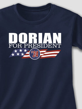 For President : Adult Ladies Fitted T-Shirt