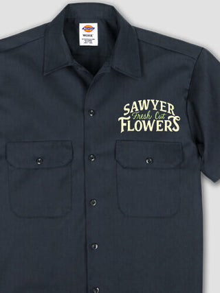 Fresh Cut Flowers : Embroidered Work Shirts