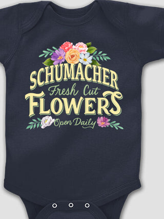 Fresh Cut Flowers : Printed Baby Bodysuits