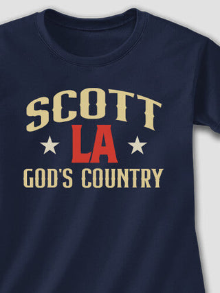 God's Country : Adult Ladies Fitted T-Shirt