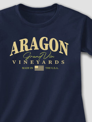 Grand Vineyards : Adult Ladies Fitted T-Shirt