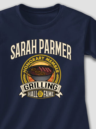 Grilling Hall Of Fame : Printed T-Shirts