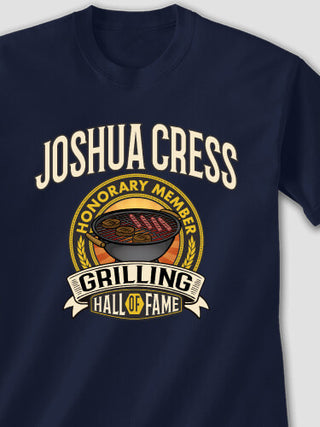 Grilling Hall Of Fame : Printed T-Shirts