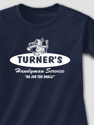Handyman Service : Adult Ladies Fitted T-Shirt