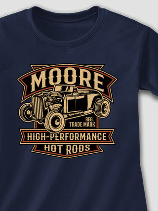 High-Performance Hot Rods : Adult Ladies Fitted T-Shirt
