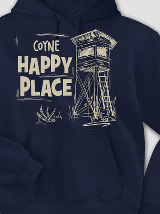 Hunting Happy Place : Printed Hoodies