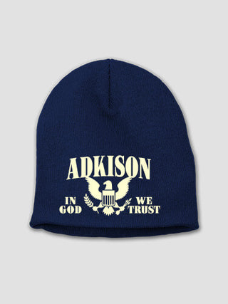 In God We Trust : Embroidered Beanies