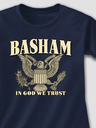 In God We Trust : Adult Ladies Fitted T-Shirt