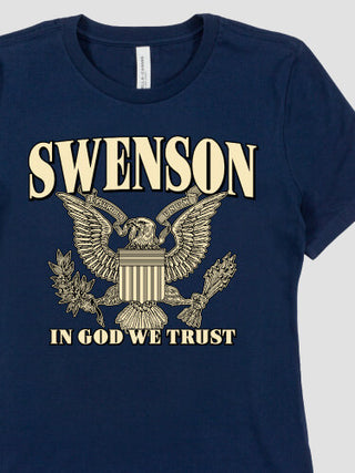 In God We Trust : Premium Ladies T-Shirts