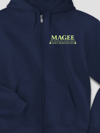 Irish Roots : Embroidered Zip Hoodies