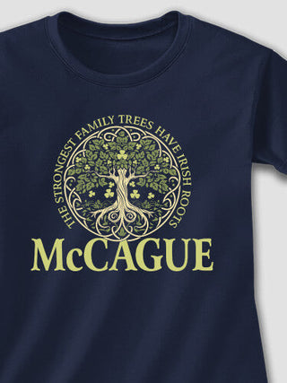 Irish Roots : Adult Ladies Fitted T-Shirt