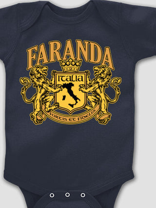 Italian Crest : Printed Baby Bodysuits