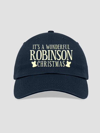 It's A Wonderful Christmas : Embroidered Baseball Hats