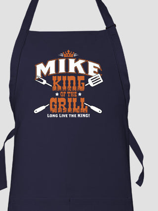 King of the Grill : Printed Aprons