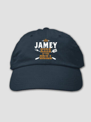 King of the Grill : Embroidered Baseball Hats