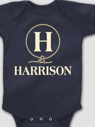 Lasso Monogram : Printed Baby Bodysuits