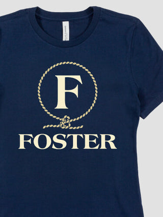 Lasso Monogram : Premium Ladies T-Shirts