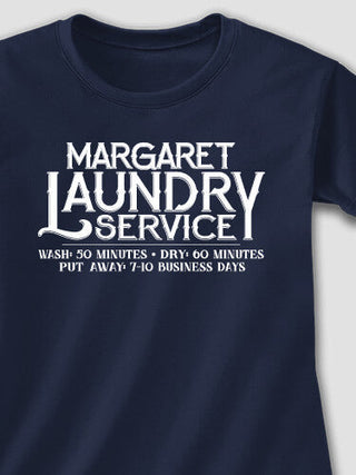 Laundry Service : Adult Ladies Fitted T-Shirt