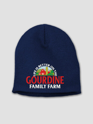 Life Is Better Farm : Embroidered Beanies