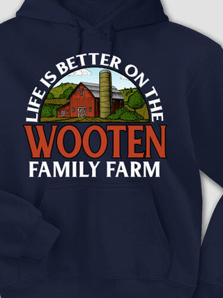 Life Is Better Farm : Printed Hoodies