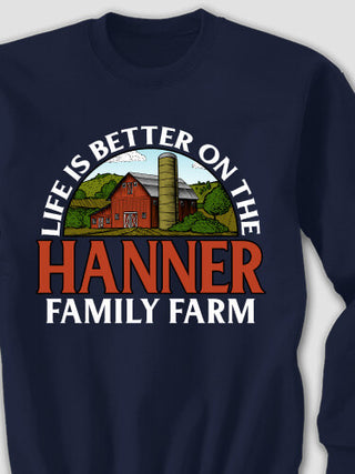 Life Is Better Farm : Printed Sweatshirts