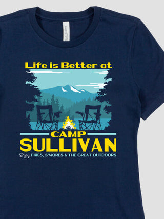 Life Is Better : Premium Ladies T-Shirts