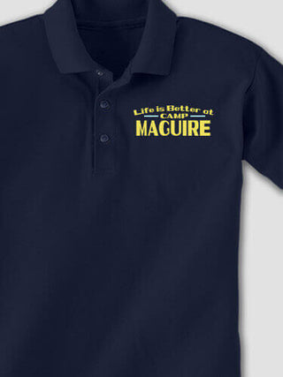 Life Is Better RV : Embroidered Polo Shirts