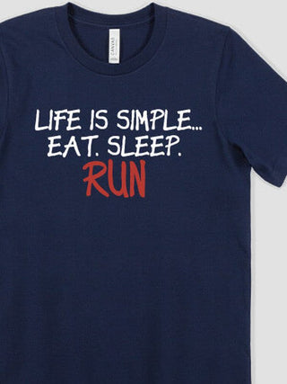Life is Simple : Premium Printed T-Shirts