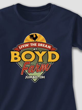 Livin' The Dream Farm : Printed T-Shirts