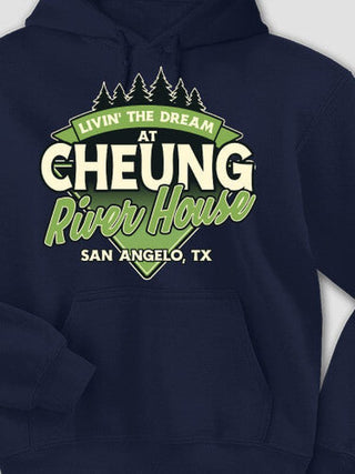 Livin' The Dream River House : Printed Hoodies