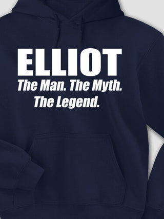 Man Myth Legend : Printed Hoodies