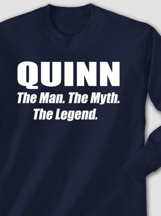 Man Myth Legend : Printed Long Sleeves
