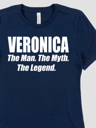 Man Myth Legend : Premium Ladies T-Shirts