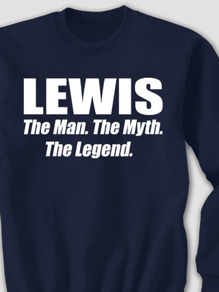 Man Myth Legend : Printed Sweatshirts