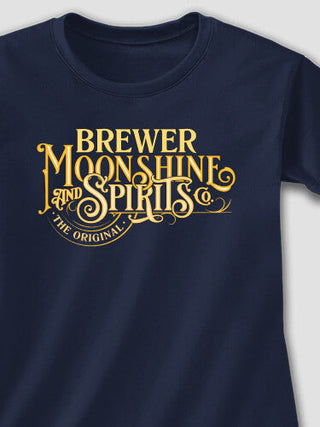 Moonshine and Spirits : Adult Ladies Fitted T-Shirt
