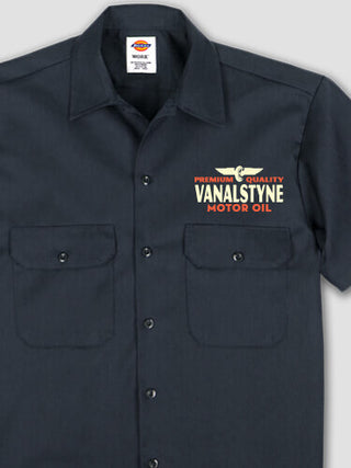 Motor Oil : Embroidered Work Shirts
