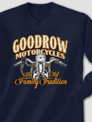 Motorcycle Family Tradition : Printed Long Sleeves