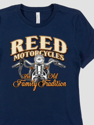 Motorcycle Family Tradition : Premium Ladies T-Shirts