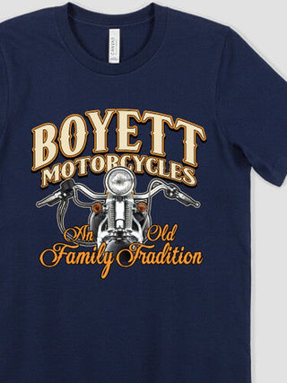 Motorcycle Family Tradition : Premium Printed T-Shirts