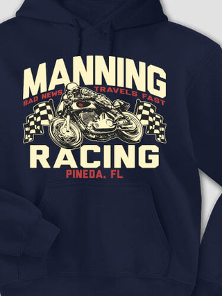 Motorcycle Racing : Printed Hoodies