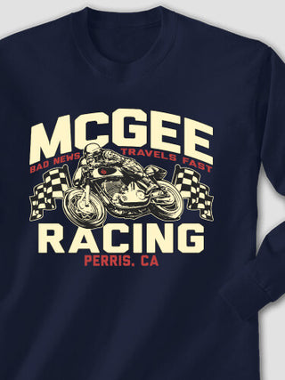 Motorcycle Racing : Printed Long Sleeves