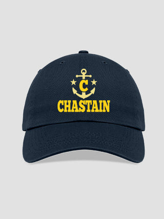 Nautical Monogram : Embroidered Baseball Hats
