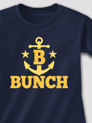 Nautical Monogram : Adult Ladies Fitted T-Shirt
